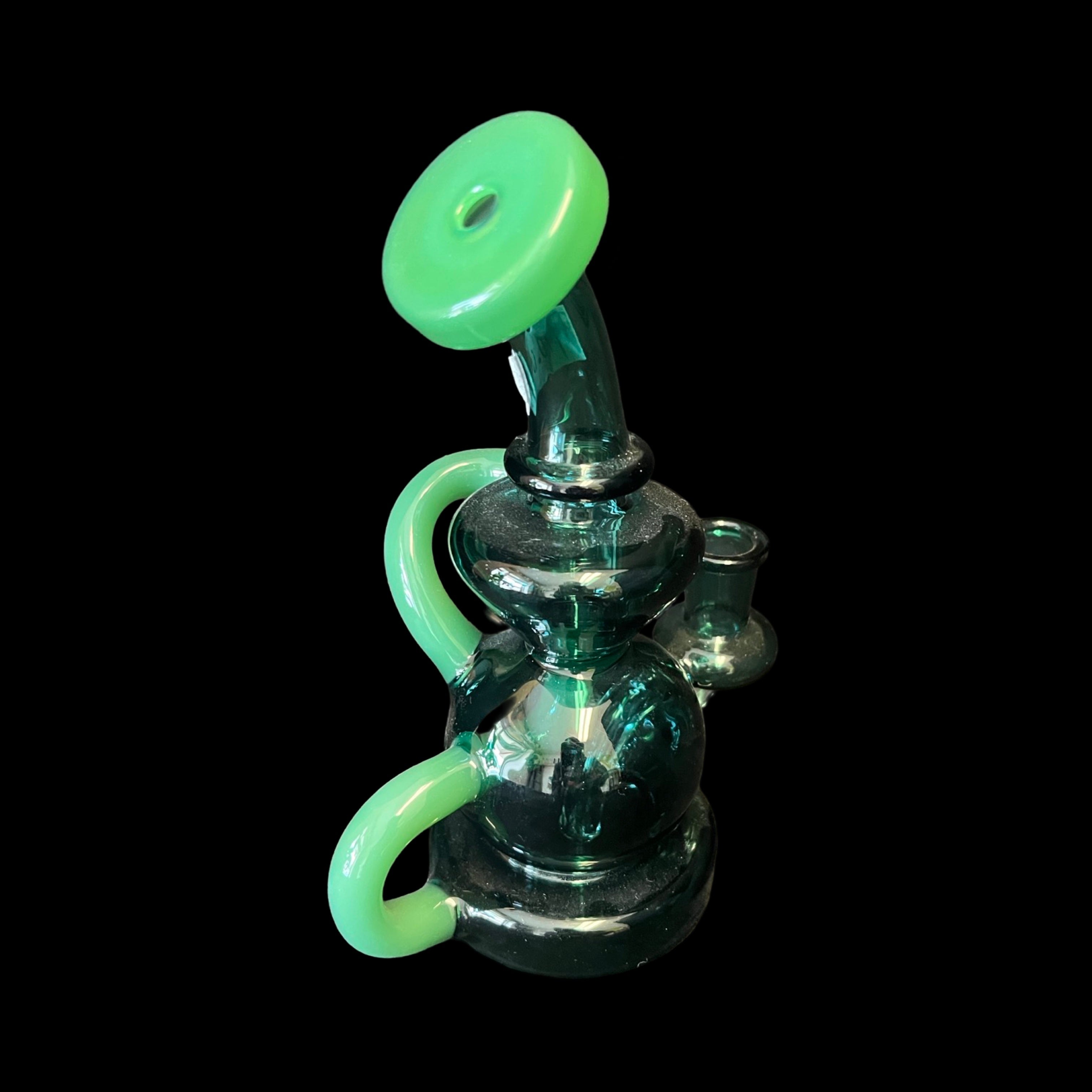 Red Eye Glass 6.5"  Alley Oop Recycler Dab rig 14mm
