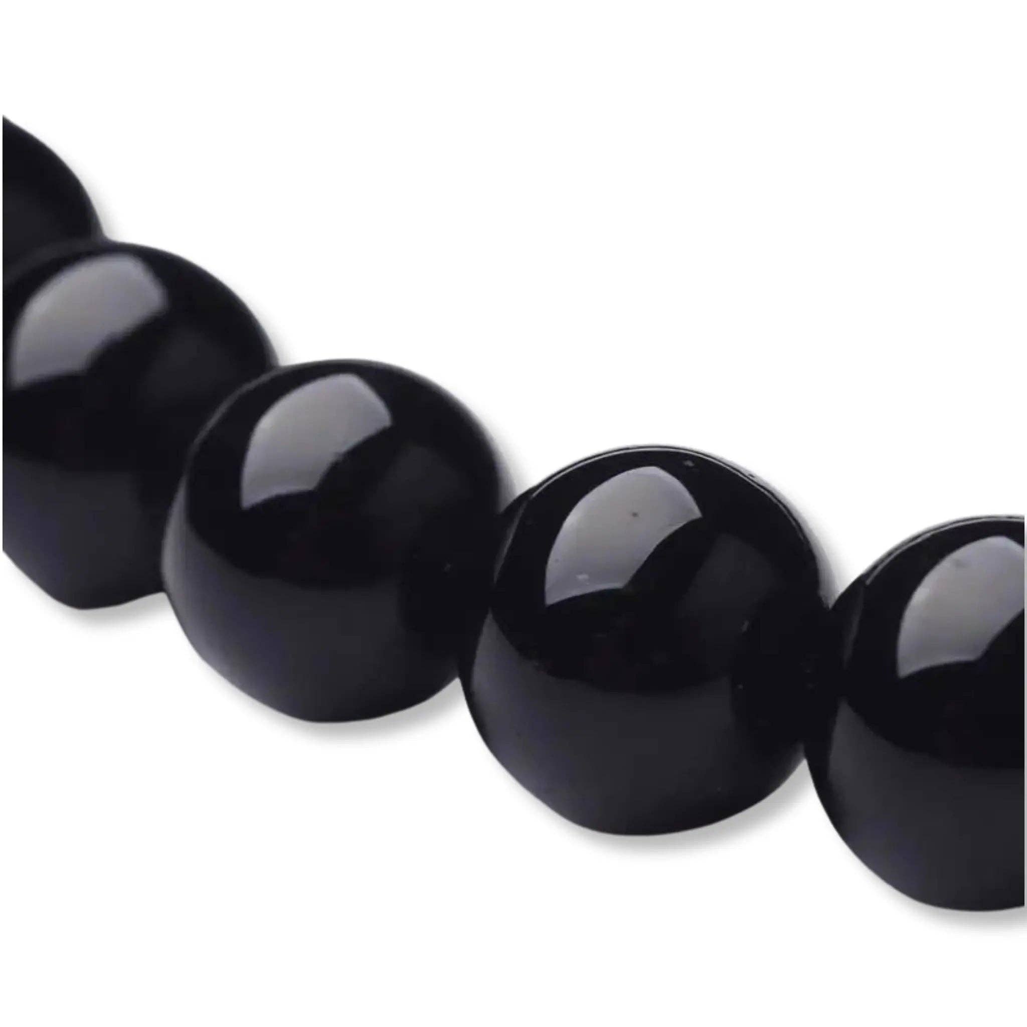 Bracelet - Black Agate - 6mm - Modern Hustle Marketplace