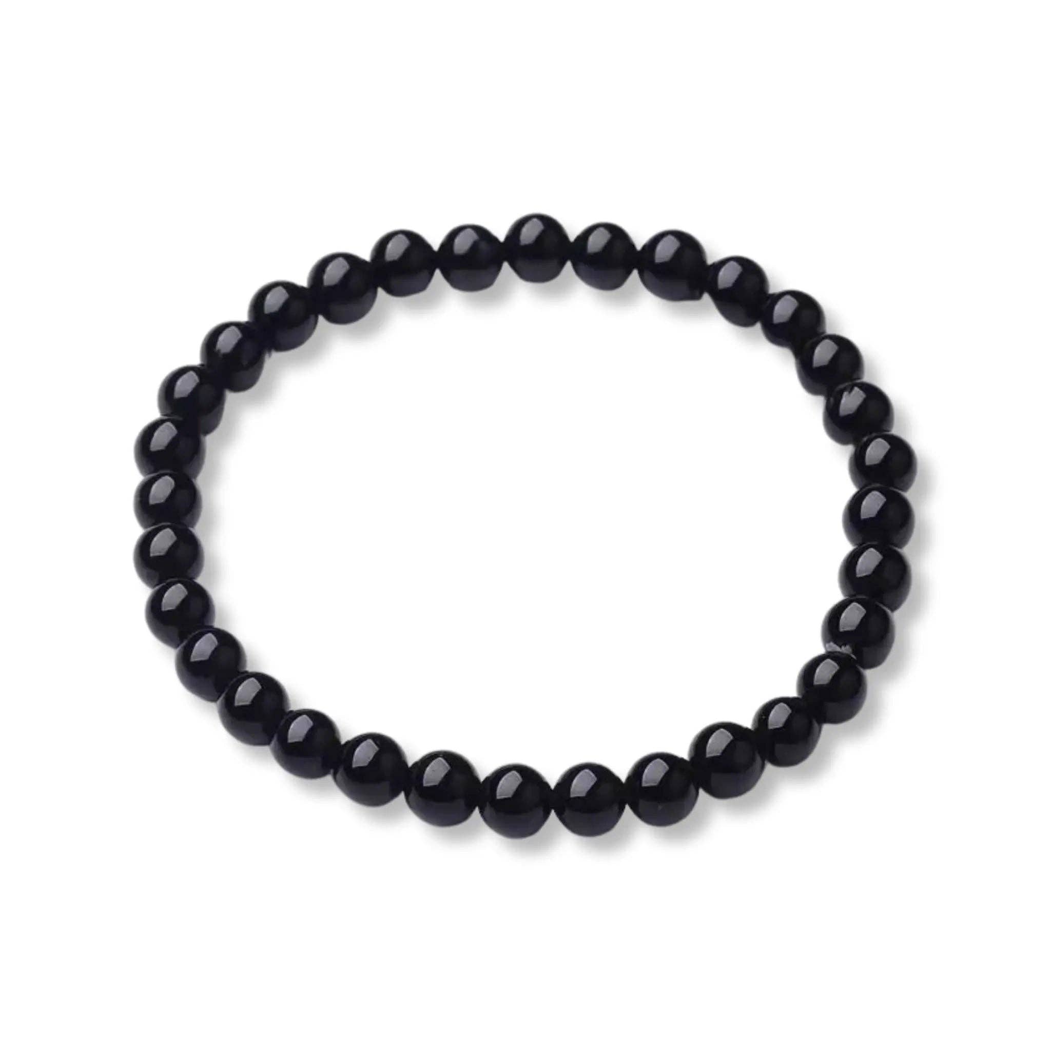 Bracelet - Black Agate - 6mm - Modern Hustle Marketplace