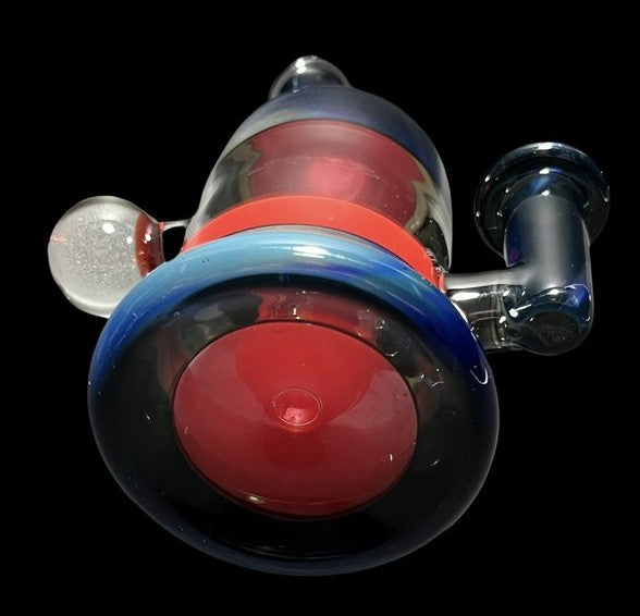 Flavourtown Glass - Cherry Red & Space Tech Disc Jammer