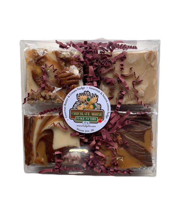 Fudge - Gift Set 4 pc clear acrylic gift box: 440g - Modern Hustle Marketplace