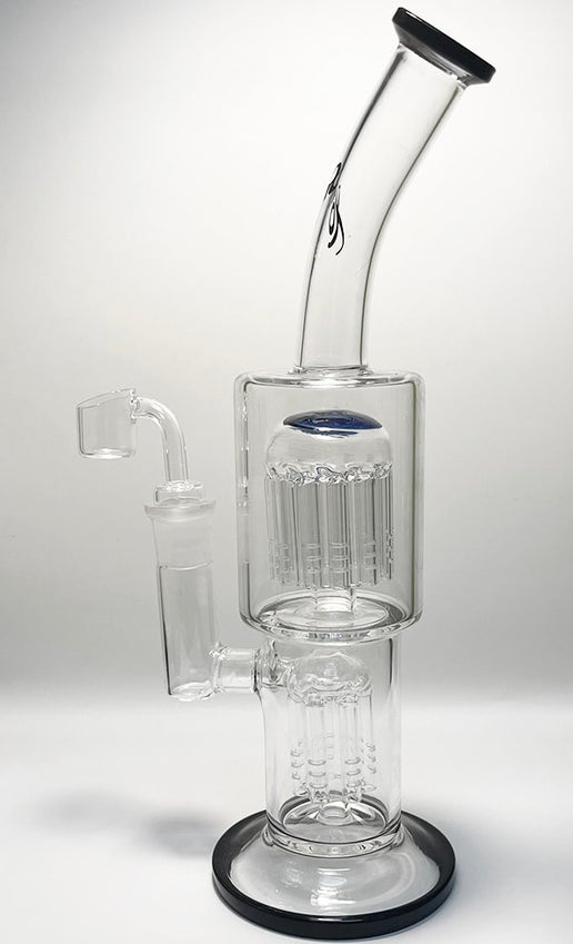 11" 18mm Import Toro Double Tree Perc Rig