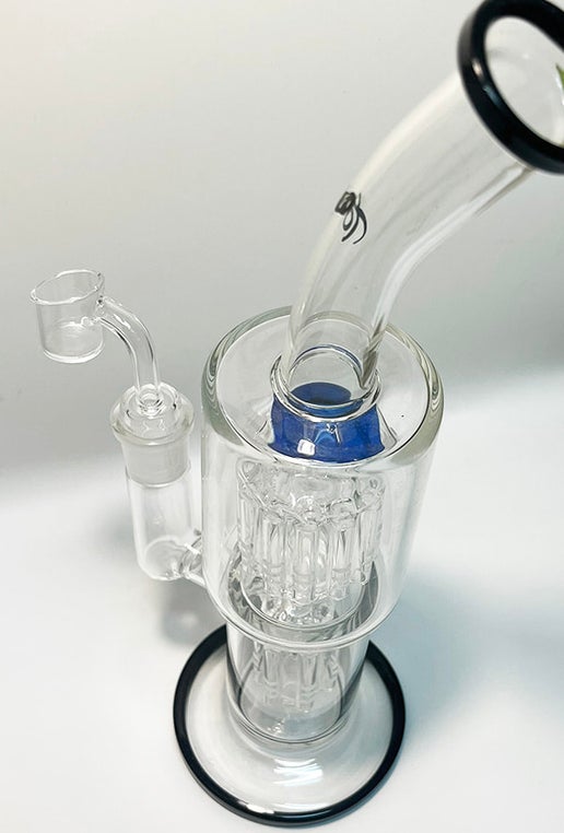 11" 18mm Import Toro Double Tree Perc Rig