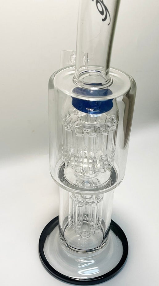 11" 18mm Import Toro Double Tree Perc Rig