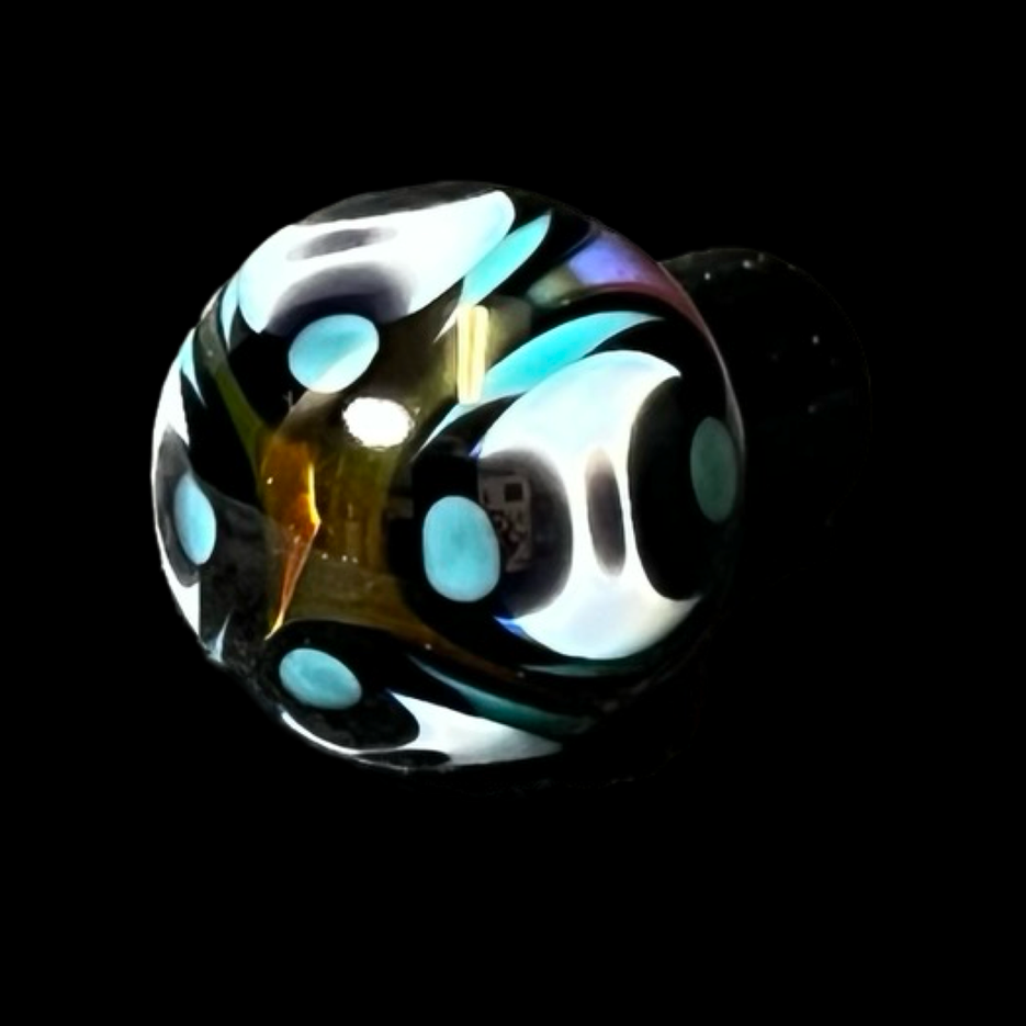 Steve H Glass - Control Tower Cap/Full Color Dot Stack #1