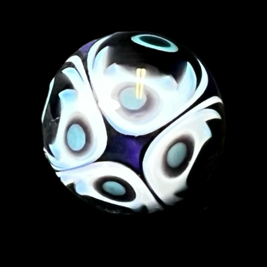 Steve H Glass - Control Tower Cap/Full Color Dot Stack #13